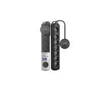 Qoltec QS Surge Protector Power Strip 7 Outlets 50171