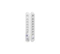 Qoltec Surge-Protected Power Strip 8 Outlets 1.5m 50293