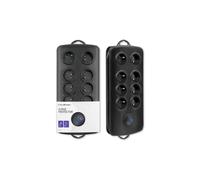 Qoltec Surge-Protected Power Strip 8 Outlets 2.5m 50161