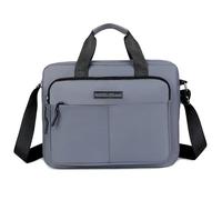 Qomfy 12’’ Waterproof Office Laptop Business Bag Large Capacity Student bag Shoulder Strap, Accessory Pockets Travelling multi-function Smart bag Convenient Durable (Grey)