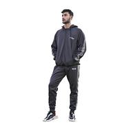Qomfy Adults Fashion Tracksuit Contrast Zipped Long Sleeve Top Hoodie & Bottom comfortable Gym, Pullover Jogging, Sports Activities, loungewear Casual wear