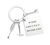 QONCV Father's Day Gifts, Best Keyring Gifts for Dad Daddy Father Papa Fathers' Day Birthday Christmas Valentines Presents Ideas from Son Daughter