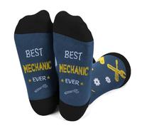 QONCV Mechanic Gifts, Best Mechanic Socks Gifts for Men Woman Car Auto Airplane Aircraft Mechanics Appreciation Thank You Halloween Christmas Stocking Fillers Birthday Presents Mechanical Accessories