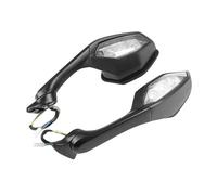 QONFJRWO Motorcycle Mirrors for Ya&Maha YZF R6 R1 2015-2024 LED Headlight for Motorcycle Rearview Mirror Side Mirrors and Exterior Accessories Reflective Mirror