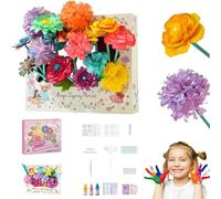 Qoobom Bloom Joy Magic Petal Flower Kit, BloomJoy Magic Petal Flower Art Kit, DIY Paper Flowers Science Kits, Creative Science Art Toy, Make Your Own Bouquet, Creative Gift for Girls & Parents (1Set)