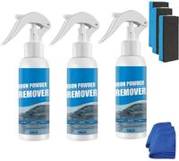 Qoobom Laviscent Rust Remover, RustOut Instant Remover Spray, Laviscent Iron Remover, Laviscent Iron Powder Remover,Car Rust Removal Spray (100ml-3Pcs)