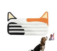 Qooplu Cat Food Pouch Scraper,Compact 3D Printing Pet Treats Extruder,Cat Bar Treats Scraper | for Small Medium Large Kitten Walking Home Indoor Outdoor Garden Yard Park