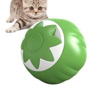 Qooplu Interactive Cat Toy Ball, Interactive Moving Toy for Kitten, Smart Kitten Sensory Ball, for Indoor Outdoor Home Apartment Exercise Living Room Balcony Backyard
