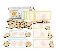 Qooplu Matching Game - Hand Gesture Preschool Learning Toy,Educational Toys - for Children Boys Home Nursery Preschool Birthday Party Family Gathering