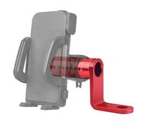 Qooplu Motorcycle Rearview Holder Bracket | Aluminum Alloy Rearview Support Cellphone Stand - Mount Extend Rack, Motorbike Extender Mount Clamp For Cell Phone