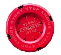 Qooplu Push Start Button Cover,Ignition Knob Protection Decor,Start Stop Button Cover - for Car Motorcycle SUV RV Truck Sedan Daily Driving Commuting