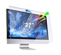 Qoosea 27 Inch Blue Light Blocking Screen Protector for Computer Monitors Universal Fit 612.6 x 356 mm Anti-Glare UV Protection for Long Working and Playing (27 Inch 16:09)