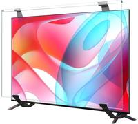Qoosea 32 Inch TV Screen Protector HD Clear Screen Protector Panel Acrylic Protective TV Display Protectors for Single-point Dual-point Support TV Wall-mounted TV Computer Monitor (32 Inch)