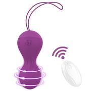 Qoosea Bullet Vibrator Sex Toys Egg Vibrator, Waterproof Vibrator for G-spot Clitoris Wireless Remote Control Mini Love Eggs, Private Area Massager 10 Vibration Modes Adult Toys for Women Men