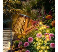 Qoosea Solar Watering Can Light, IP65 Waterproof Outdoor Ornament With Bracket, LED Fairy String Lamp for Yard Pathway Patio Garden Decor Gifts