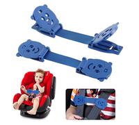 QOPAHI Car Seat Strap Anti Escape, Baby Harness Chest Clip Car Seat Safety Clip, Prevent Children/Kids Taking Their Arms Out of Child Car Seat/High Chairs/Strollers/Baby Reins(2 Pack, Blue)