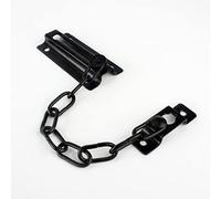 QOPAHI Door Chain Lock for Front Door, Internal Door Security Chain 85×40mm Safety Locks Door Chains for Upvc Doors, Fit for Home Bedroom Bathroom Hotel Preventing Unauthorized Intrusion(Black)