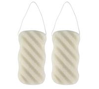 QOPAHI Konjac Natural Bath Sponge, Natural Sponges for Bathing Biodegradable Sensitive & Smooth Exfoliating Kids Bath Sponge Body Sponges for Shower, Bath Accessories Gifts for Women Men