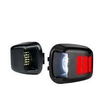 QOPUYNH Tail light assembly 2Pcs Car LED License Plate Lights For Navara D40 For Frontier For Titan 2007-2019 Rear Light Taillamp Car Accessories