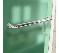 QORGJFBQR Push and Pull Glass Shower Door Handle Stainless Steel, Bathroom Door Knobs Grab Bar Rail Replacement Parts Towel Bar Single Sided (Size : 425mm+225mm)