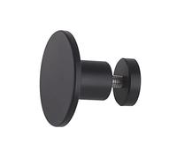 QORGJFBQR Stainless Steel Shower Enclosure Glass Door Knob Replacement | Pull Push Barn Door Handles | Shower Screen Sliding Door Button (Color : Black)