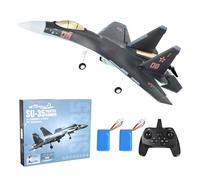 qorkhogr 2.4GHz RC Airplane,4 Channel Remote Control Glider,Easy to Fly RC Fighter with Light 6-Axis Gyro Remote Control Jet Aircraft for Adult Kids Beginner Grey