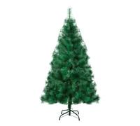 qorkhogr Artificial Christmas Tree,Premium Spruce Pine Needle Holiday Xmas Tree with Detachable Foldable Metal Base Stand Imitation Christmas Tree for Home Office Party Christmas Decorations 4ft