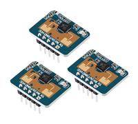 Qoroos LD2410C Sensor Module HLK-LD2410 Human Presence Radar LD2410 Millimeter Wave Radar Sensor Module Non-Contact 24GHz ISM Band Serial Port IO Level Output 3 Pack