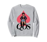 QOS Black Women Queen Of Spades Sexy QOS Sweatshirt