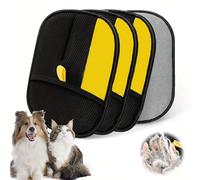 Qosigote 2025 New Petlova Glove, Petlova Sweep, Athly Pet Hair Remover Glove, Cat & Dog Hair For Grooming Deshedding Washing For Couch Furniture Carpet (3pcs)