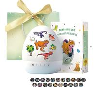 Qosigote Dinosaur Egg Night Light Projector - Magical Bedtime, Dinosaur Night Light of 21 Effects, Galaxy Projector for 360° Rotation, Childrens Night Lights for Bedroom