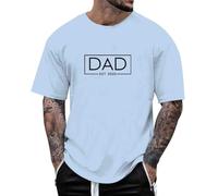 Qosigote Father's Day T Shirt for dad from Son or Daughter, for Dad, dad Gifts, from Son or Daughter (Blau,L)