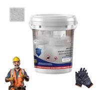 Qosigote High-Gloss Marble Effect Epoxy Floor Coating, Forubom Floor Paint, Premium-Grade Paint For Concrete, Wood, Garage, Outdoor & Indoor Floors 0.5kg (D)