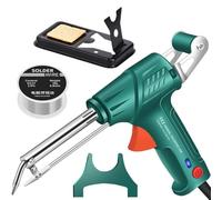 Qosigote Internally Heated Industrial Welding Tools, Multifunction Soldering Iron Set, Manual Soldering for Industrial Home DIY, Tool Set for Copper, Iron