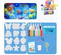 Qosigote Magic Water Elf Kit, Magic Elf Water Kit, Magic Water Elf Toy Kit, Magic Water Elf Kit Aqua Fairy, Magic Water Squishy, Magic Jelly Set, Diy Sea Life Creature Toys for Kids (6COLOR -A)