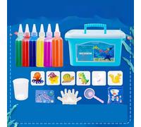 Qosigote Magic Water Elf Kit, Magic Elf Water Kit, Magic Water Elf Toy Kit, Magic Water Elf Kit Aqua Fairy, Magic Water Squishy, Magic Jelly Set, Diy Sea Life Creature Toys for Kids (6COLOR -C)