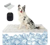 Qosigote Tempbalance Mat, Cooling Relief For Pets, Summer Dog Cat Cool Pad Mattress, Cool Fabric Structure, Dual-Sided Design, Washable For Garden Bed Home And Car Seat (XL/150 * 101cm)