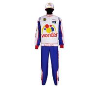 Qosivfey Mens Ricky Bobby Racing Costume Adult Talladega Nights Full Cosplay Set, My20233-3, X-Large
