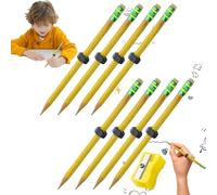 Qosneoun ADHD Fidget Pencil, Threaded Pencil ADHD with Nuts'n Bolts for Focus, Relief, Anxiety, Silent Sensory Tool Stress Relief Rotating Pen Study Supplies Perfect for School Home Office (8)