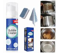 Qosneoun All Purpose Rinse Cleaning Spray, Foaming Cleaner Spray, Bubble Cleaner Foam Spray Kitchen Deep Cleaning Spray, Stubborn Grease & Grime Remover Bubble Spray With Cleaning Tools (1)