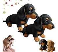 Qosneoun Dachy 2.0 Plush Dog, The Dachy 2.0, Emotional Healing On Demand Dachshund Plush, Ealistic Robot Dog With Interactive Motion (2 PCS-C)
