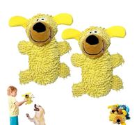 Qosneoun Ipawsplus Squeaky Dog Plush Toy, Dogs Toys to Keep Them Busy, Dog Stuffed Animals, Soft & Comforting Toy for All Breed Sizes unless Aggressive (2 PCS-A)