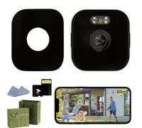 Qosneoun Safedoorbell Window Camera, 2K Window Camera, Upgraded for Flawless Alexa & 5GHz WiFi Connection, Easy QR Code Setup for Driveway & Garden Monitoring (Adhesive,16 G)