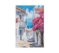 QOTOPGPG Cypriot Architecture Art Print Canvas Poster Wall Art Decor Print Picture Paintings for Living Room Bedroom Decoration 20x30inch(50x75cm)