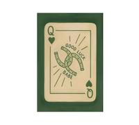 QOTOPGPG Good Luck Babe Poster - Retro Queen Card Canvas Poster Wall Art Decor Print Picture Paintings for Living Room Bedroom Decoration 12x18inch(30x45cm)