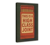 QOTOPGPG High Class Joint Poster - Vintage Matchbox Art Print Canvas Poster Bedroom Decor Landscape Office Room Decor Gift 20x30inch(50x75cm)