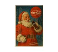 QOTOPGPG Vintage Coca Cola - Retro Coca Cola Advert Canvas Poster Bedroom Decor Landscape Office Room Decor Gift 20x30inch(50x75cm)