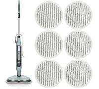 QOTSTEOS Replacement Steam Mop Pads Compatible with Shark S7000AMZ S7001 Steam Mop, Washable Scrubbing and Sanitizing Rotating Power Pads for All sealed hard floors, for Model XKITP7000