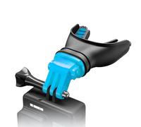 Qoukonao Camera Clip | Camera Bag Clip | Portable Silicone Mouthpiece Professional Multi-Angle for Snorkeling Rock Climbing Cooking Videos Sports Recording Overhead Filming