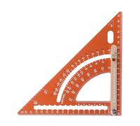 Qoukonao Carpenter's Square - Aluminium Alloy Ergonomic Carpenter's Triangle Scale | Construction Angle | Craftsmen Professionals Hobby Craftsmen DIY